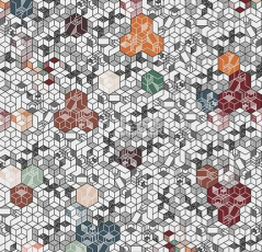 Линолеум Forbo Modul'up 19 dB Graphic 9309UP4319 dark kubik фото 1 | FLOORDEALER